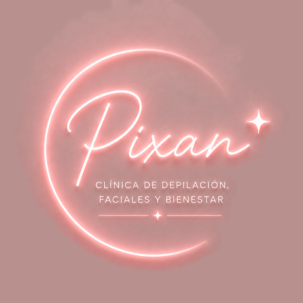Logotipo vertical de Pixan Clínica de Depilación
